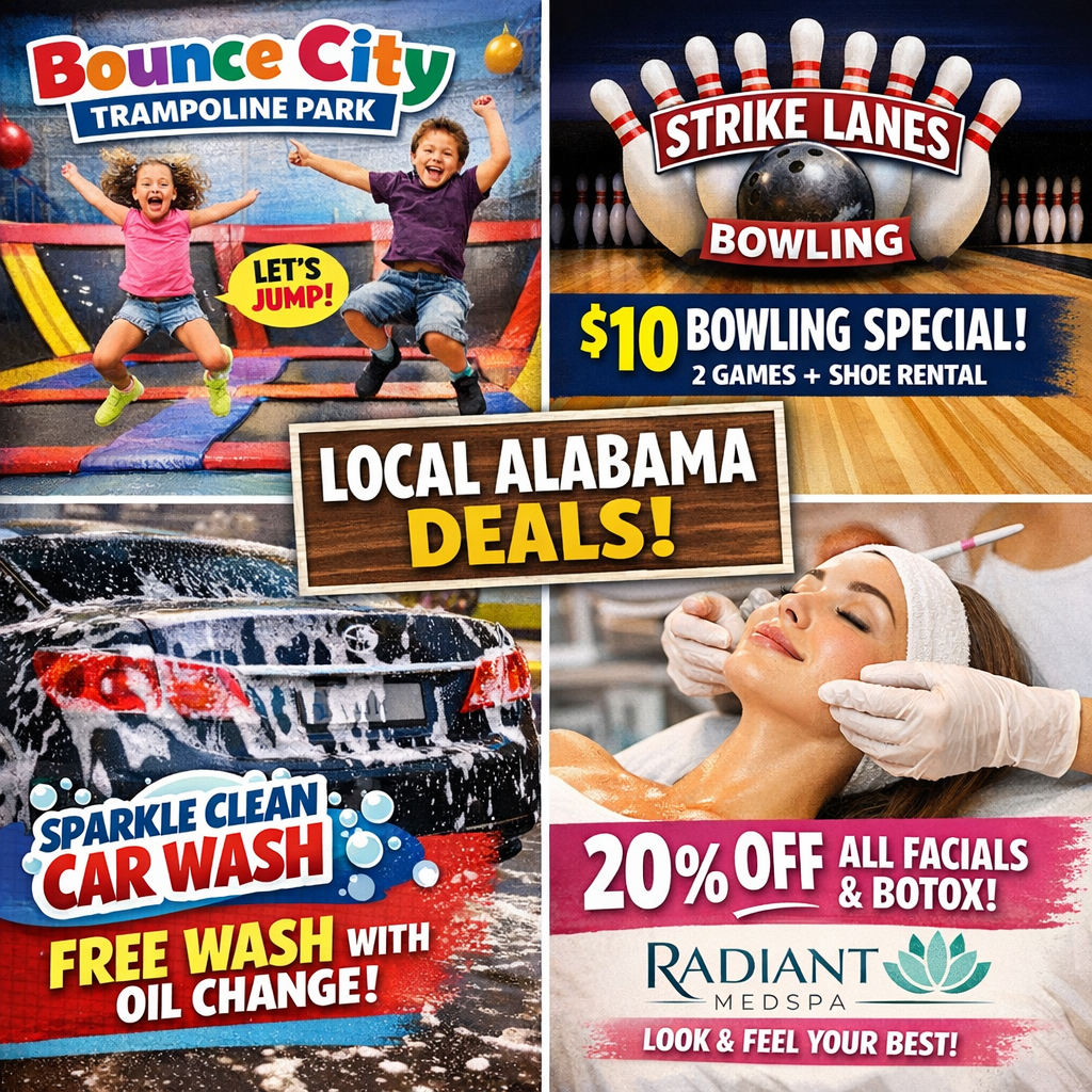 Discover Exciting Local Deals and Offers in Alabama